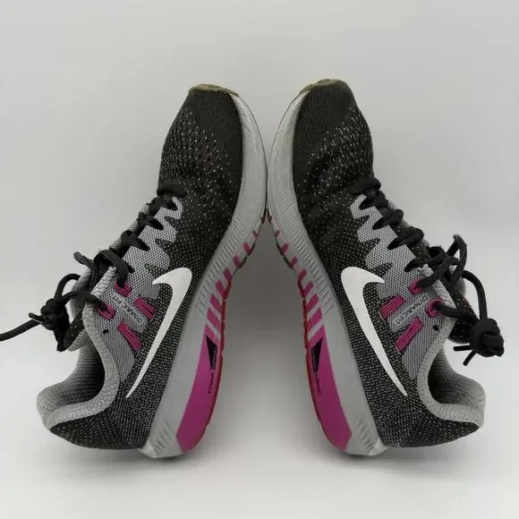 Nike Air Zoom Structure 20 Womens Running 'Anthracite Pink' Size 7 - Picture 7 of 9